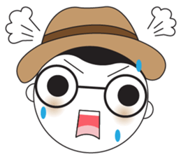 Mr.B: HEAD EMOTICON sticker #6120971