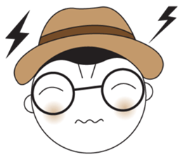 Mr.B: HEAD EMOTICON sticker #6120972