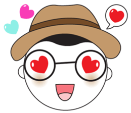 Mr.B: HEAD EMOTICON sticker #6120988