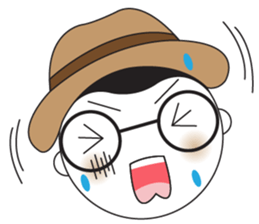 Mr.B: HEAD EMOTICON sticker #6120991