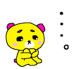 Pretty bear's dairy sticker sticker #6121010