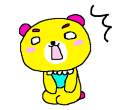 Pretty bear's dairy sticker sticker #6121030