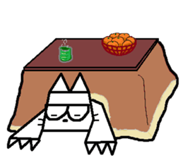 The square cat sticker #6121240