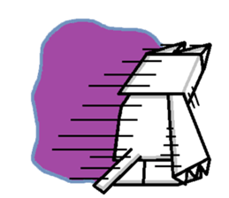 The square cat sticker #6121247