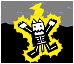 The square cat sticker #6121248