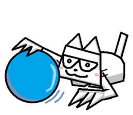 The square cat sticker #6121251