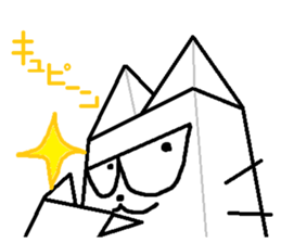 The square cat sticker #6121270