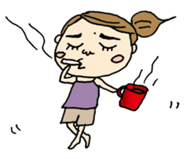 Housewife Taeko on a HAMA sticker #6121395