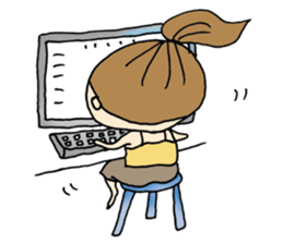 Housewife Taeko on a HAMA sticker #6121396