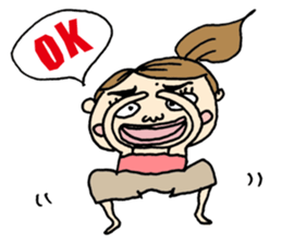 Housewife Taeko on a HAMA sticker #6121400