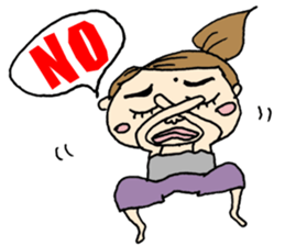 Housewife Taeko on a HAMA sticker #6121401