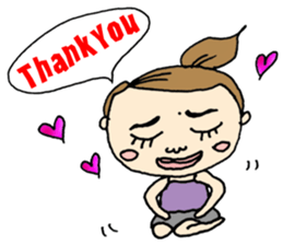 Housewife Taeko on a HAMA sticker #6121402