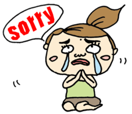 Housewife Taeko on a HAMA sticker #6121403