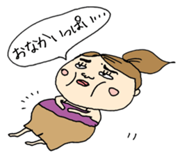 Housewife Taeko on a HAMA sticker #6121406