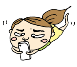 Housewife Taeko on a HAMA sticker #6121408