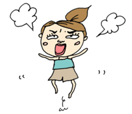 Housewife Taeko on a HAMA sticker #6121418