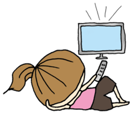 Housewife Taeko on a HAMA sticker #6121423