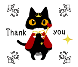 Black cat antique 2 sticker #6121442