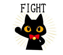 Black cat antique 2 sticker #6121445