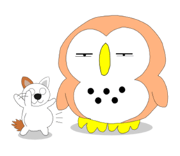 Fuku-chan 3. (owl) sticker #6121489