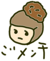 Girl spread the interesting conversation sticker #6121635