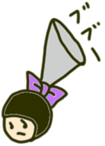 Girl spread the interesting conversation sticker #6121638