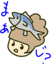 Girl spread the interesting conversation sticker #6121649