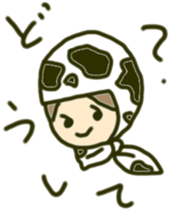 Girl spread the interesting conversation sticker #6121652