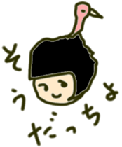 Girl spread the interesting conversation sticker #6121656