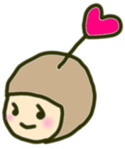 Girl spread the interesting conversation sticker #6121658