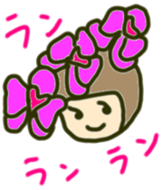 Girl spread the interesting conversation sticker #6121659