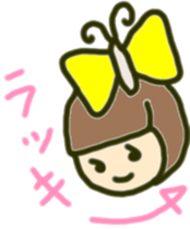 Girl spread the interesting conversation sticker #6121660