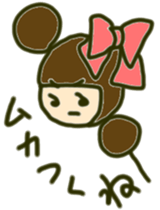 Girl spread the interesting conversation sticker #6121663