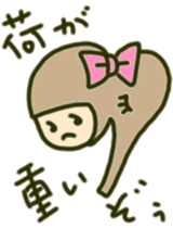 Girl spread the interesting conversation sticker #6121668