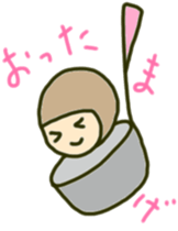 Girl spread the interesting conversation sticker #6121669