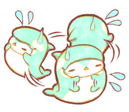 Gather! Chubby penguins! ! sticker #6121919