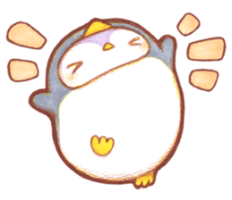 Gather! Chubby penguins! ! sticker #6121920