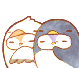 Gather! Chubby penguins! ! sticker #6121937