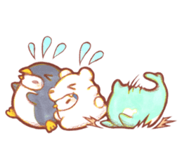 Gather! Chubby penguins! ! sticker #6121950