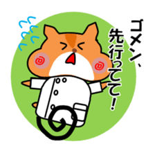 Life of medical student hamster sticker #6122116