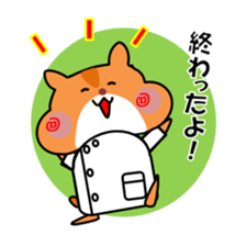 Life of medical student hamster sticker #6122119