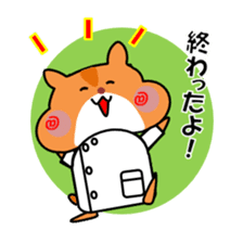 Life of medical student hamster sticker #6122119