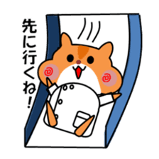 Life of medical student hamster sticker #6122121