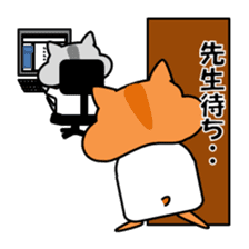 Life of medical student hamster sticker #6122128