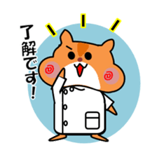 Life of medical student hamster sticker #6122138