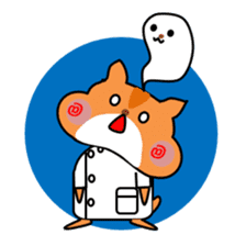 Life of medical student hamster sticker #6122146