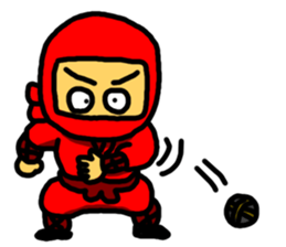 Red Ninjya 2 sticker #6122314