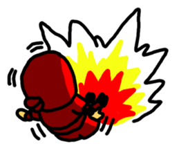 Red Ninjya 2 sticker #6122317