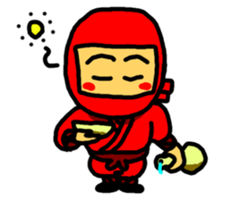 Red Ninjya 2 sticker #6122334