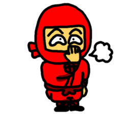 Red Ninjya 2 sticker #6122340